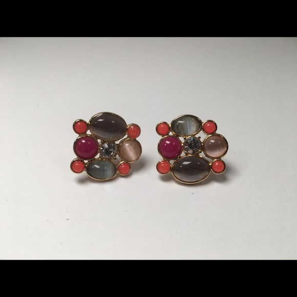 Kate Spade Bashful Blossom Cluster Stud Earrings w/ Dust Cover